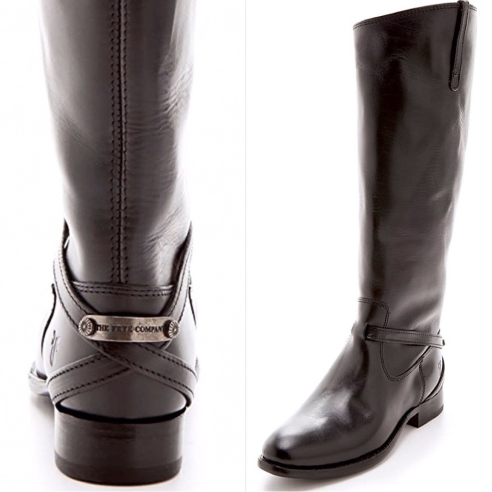 Frye Lindsay Tall Plate Riding Boots - Picture 9 of 16